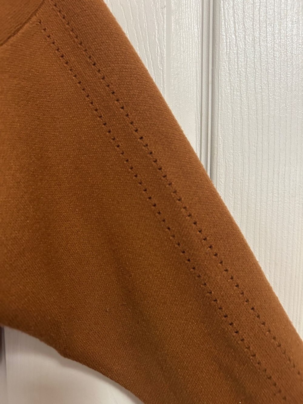 TRUTH Rust Cropped Button-Front Cardigan - Picture 4 of 6